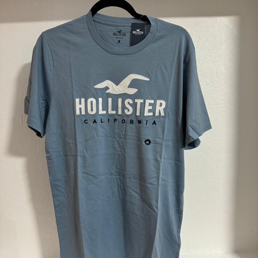 Hollister Cotton Logo Graphic Tee